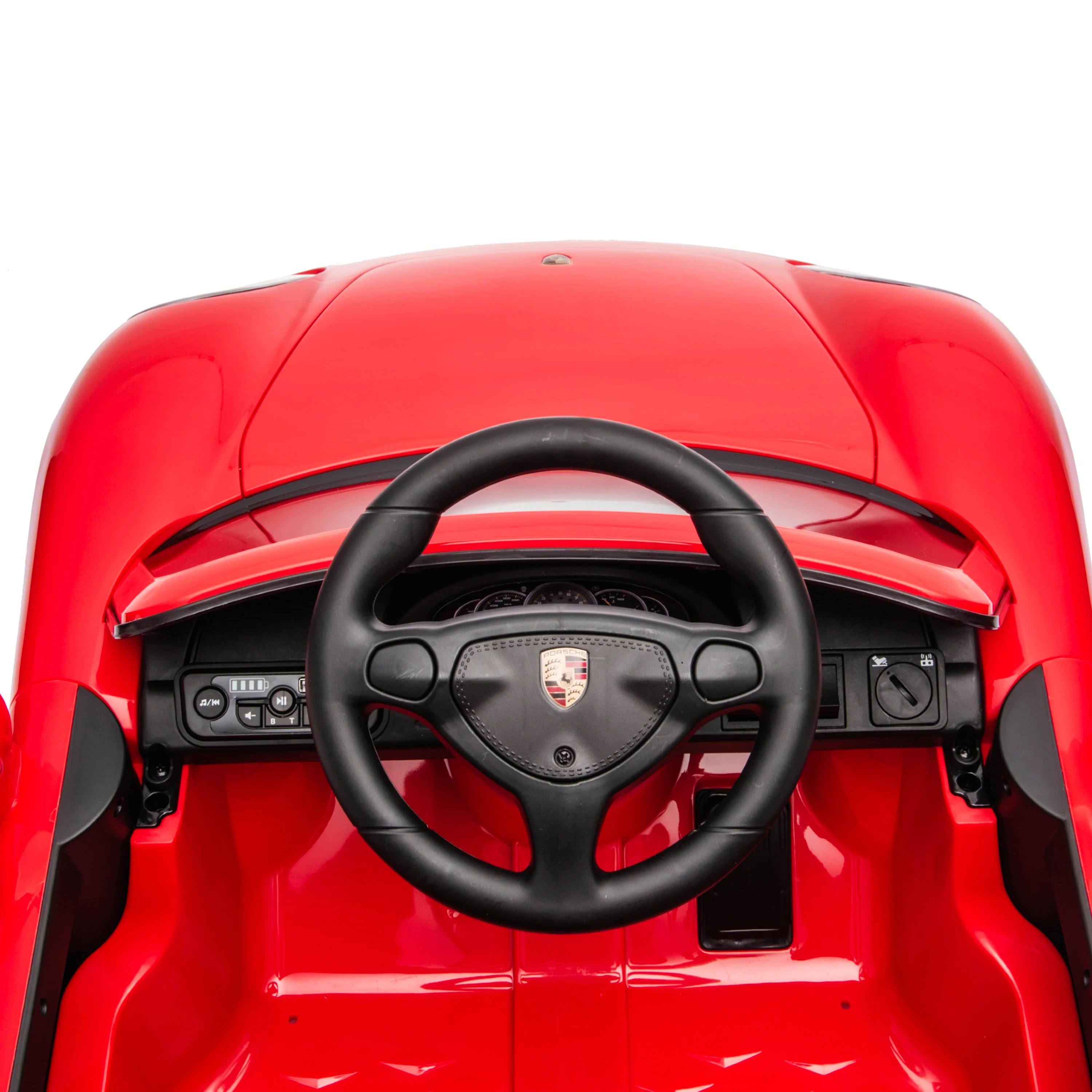 12V Porsche Carrera GT 1 Seater Ride On Car - Red - Image 2