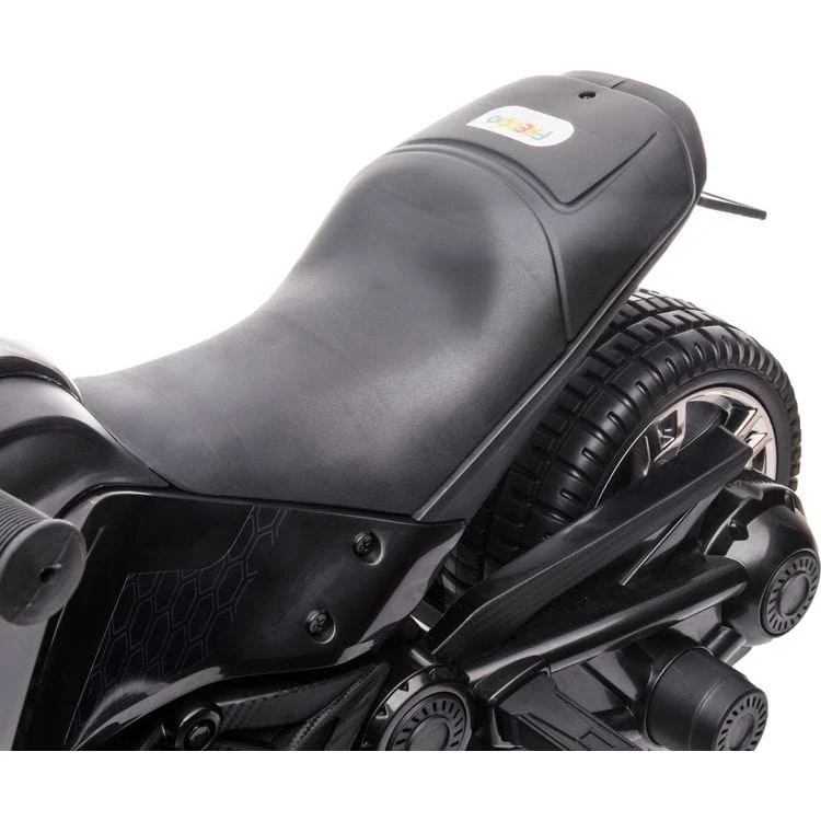24V Freddo Spider 3-Wheel Motorcycle 2-Seater Ride On - Black - Image 8