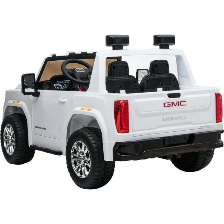 24V GMC Denali 2 Seater Ride On - White - Image 6