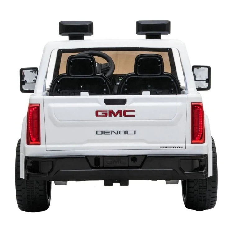 24V GMC Denali 2 Seater Ride On - White - Image 7