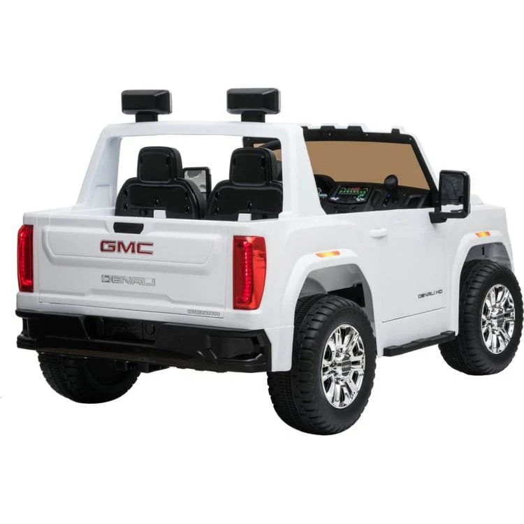 24V GMC Denali 2 Seater Ride On - White - Image 8