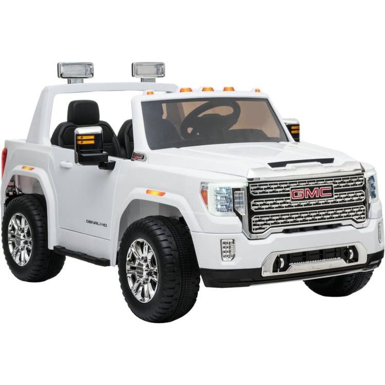 24V GMC Denali 2 Seater Ride On - White - Image 9