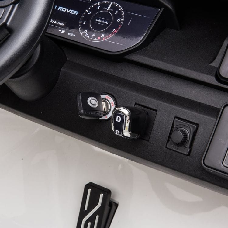 24V Range Rover HSE 2 Seater Ride on  Car - White - Image 10