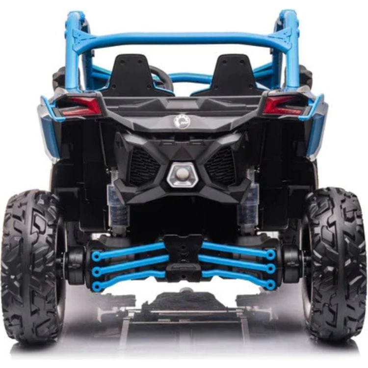 2x24V 4x4 Can Am Maverick 2 Seater Ride on UTV - Blue - Image 3