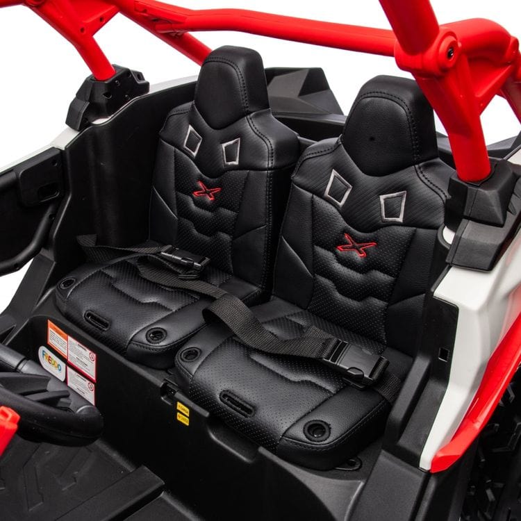 2x24V 4x4 Can Am Maverick 2 Seater Ride on UTV - Red - Image 8