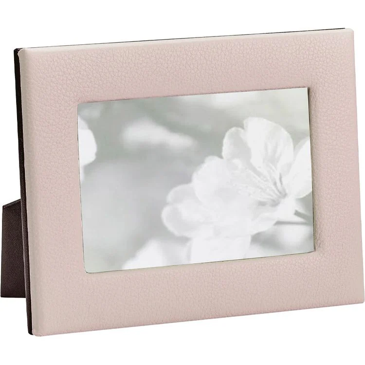 4" x 6" Leather Studio Frame - Light Pink - Image 5
