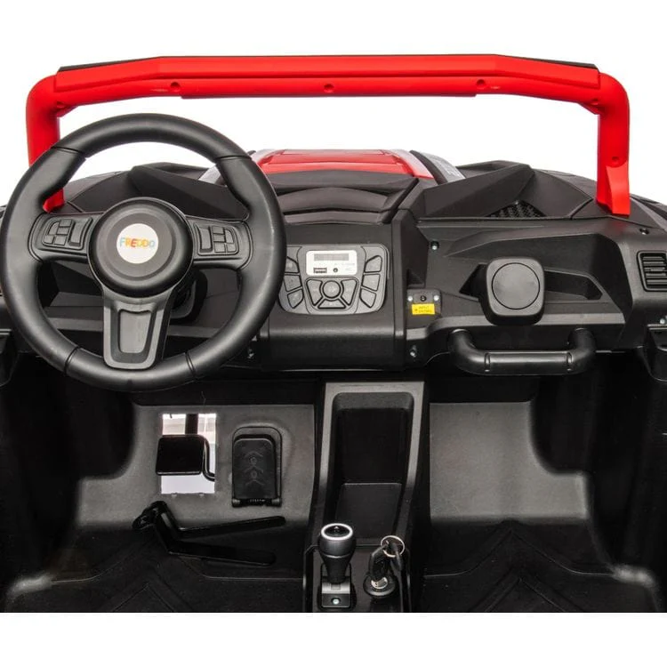 48V Freddo Beast XL Dune Buggy 4 Seater Ride On - Red - Image 7