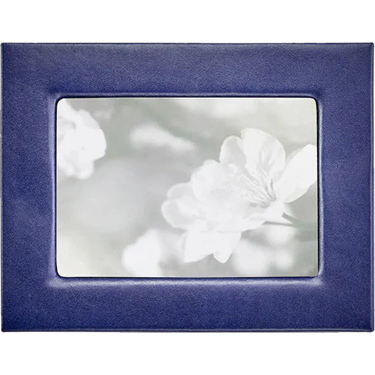 5" x 7" Leather Studio Frame - Navy Blue - Image 4