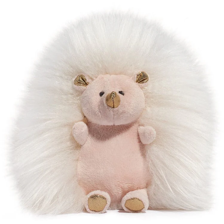 6" Sparklers Toy Plush Hedgehog - White Gold