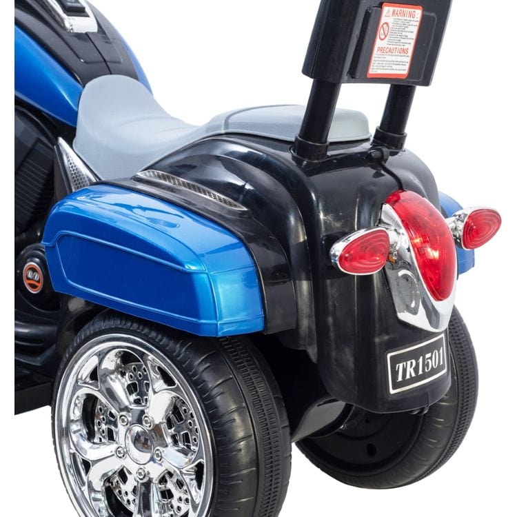 6V Freddo Toys Chopper Style Ride On Trike - Blue - Image 6