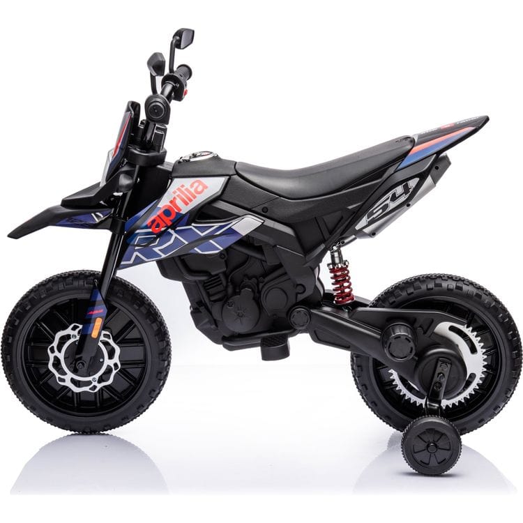 Aprilia 12V Kids' Motorcycle - Black - Image 2