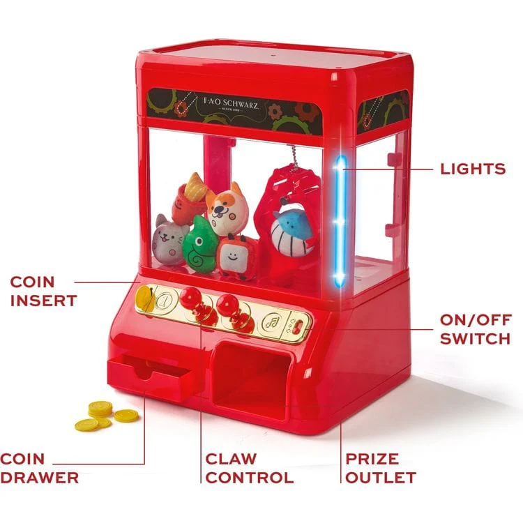 Arcade Claw Game with Plush Prizes - Image 5