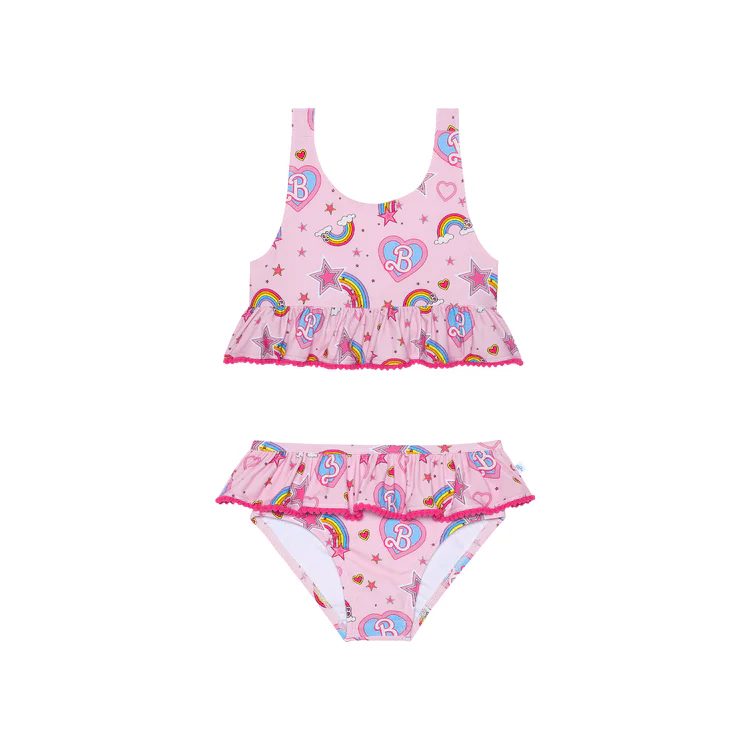 Barbie Star Power - Ruffled Two Piece Tankini Set
