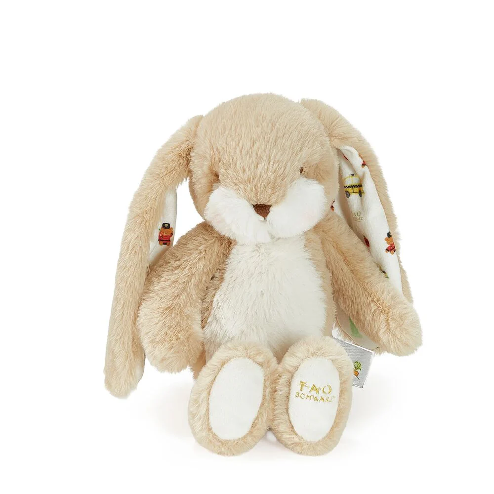 Big Apple NYC - FAO Schwarz Tiny 10" Floppy Nibble Bunny Plush - Image 2