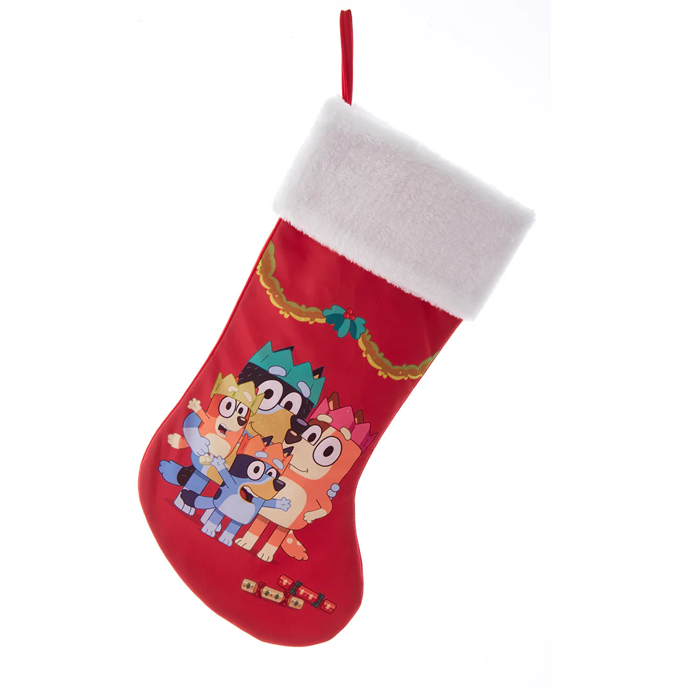 Bluey & Family Christmas Party Stocking