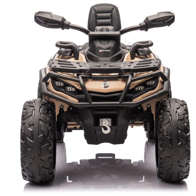 Can Am Outlander 24V 4x4 2-Seater Ride on Car - Khaki - Image 9