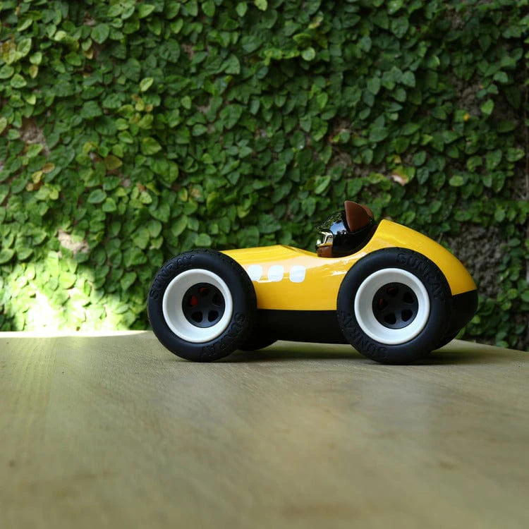 Egg Roadster Sunnyside Car Toy - Yellow - Image 2