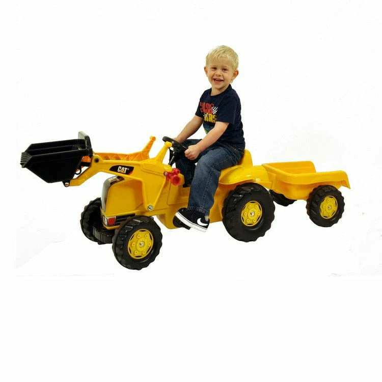 CAT Kid Tractor with Trailer - Image 2
