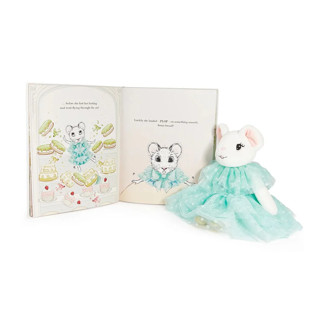 Claris The Mouse: Dazzling Diamond Egg & Turquoise Plush Book Bundle - Image 2