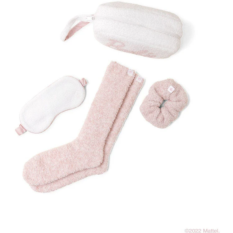 CozyChic® Barbie™ Eyemask, Scrunchie, Sock Set