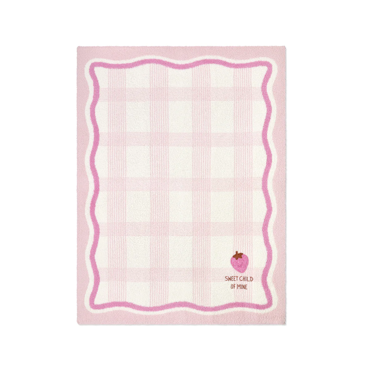 CozyChic Strawberry Stroller Blanket