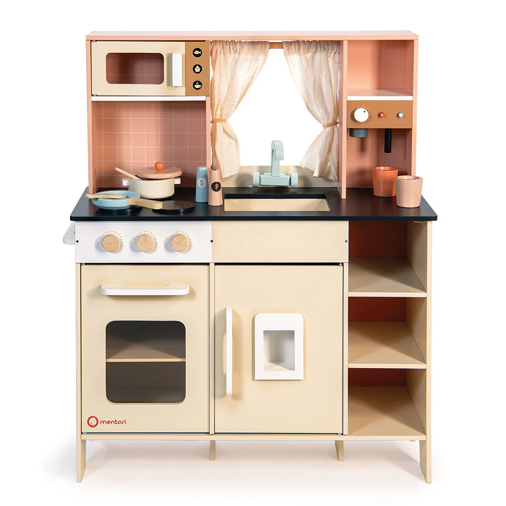 Cream Play Kitchen