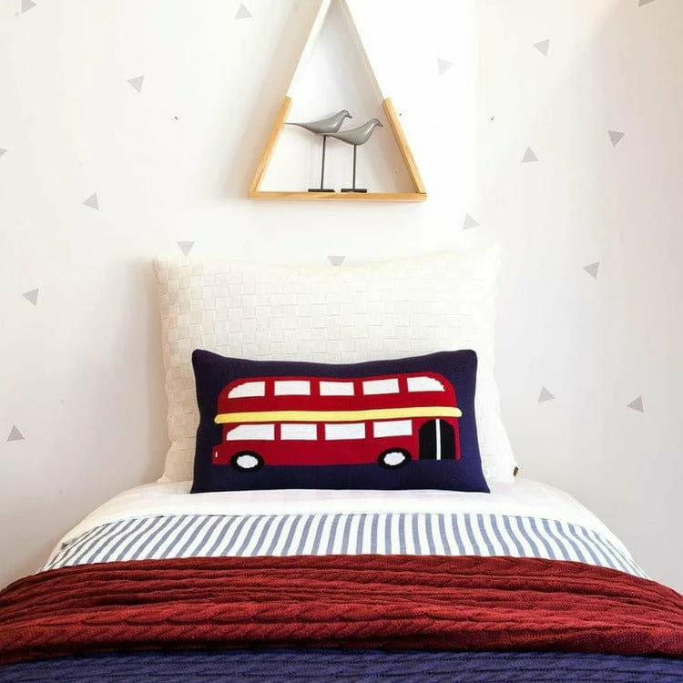 London Double Decker Bus Pillow - Image 2