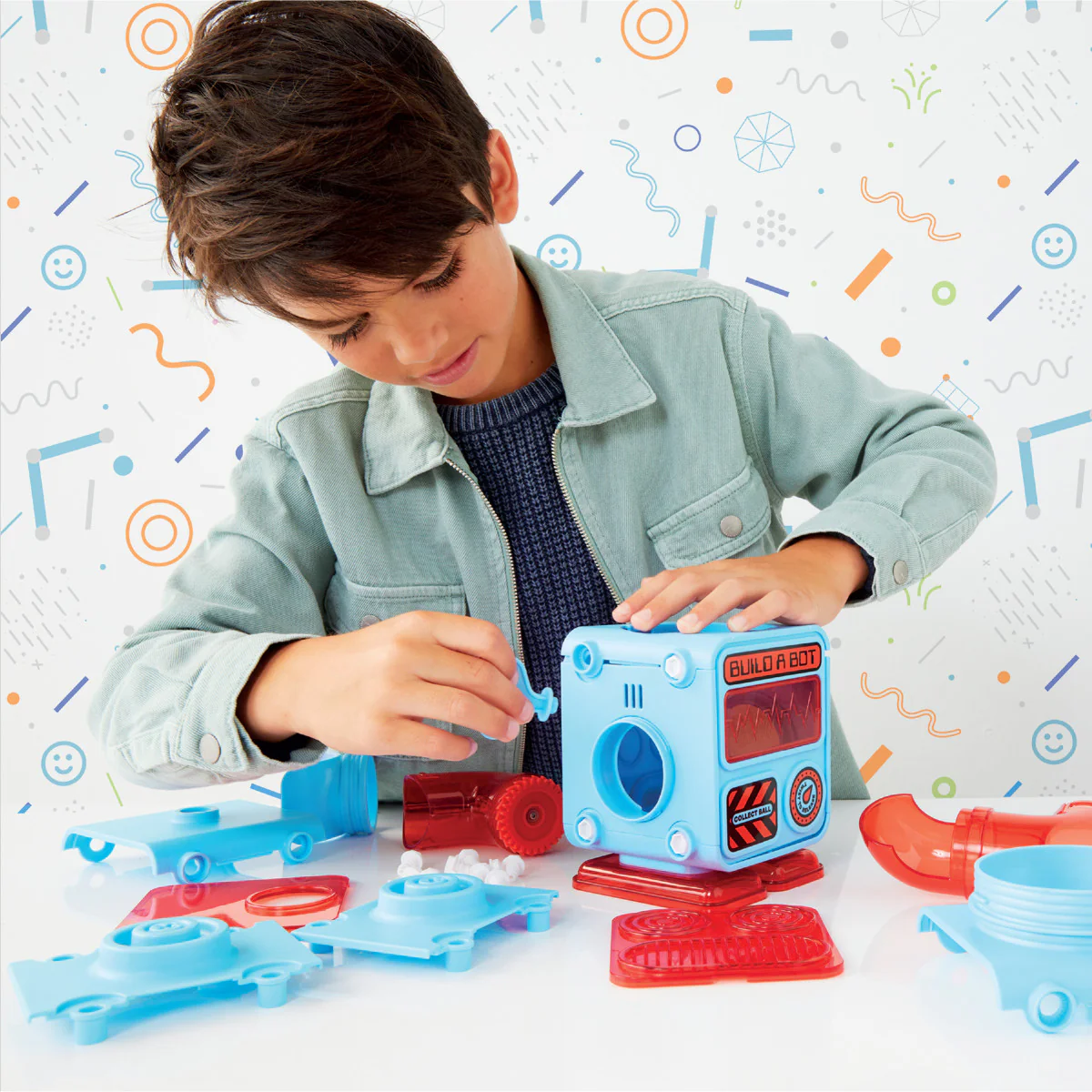 DIY Prize-Pod Robot 52-Piece Retro Vending Machine Build Kit - Image 3