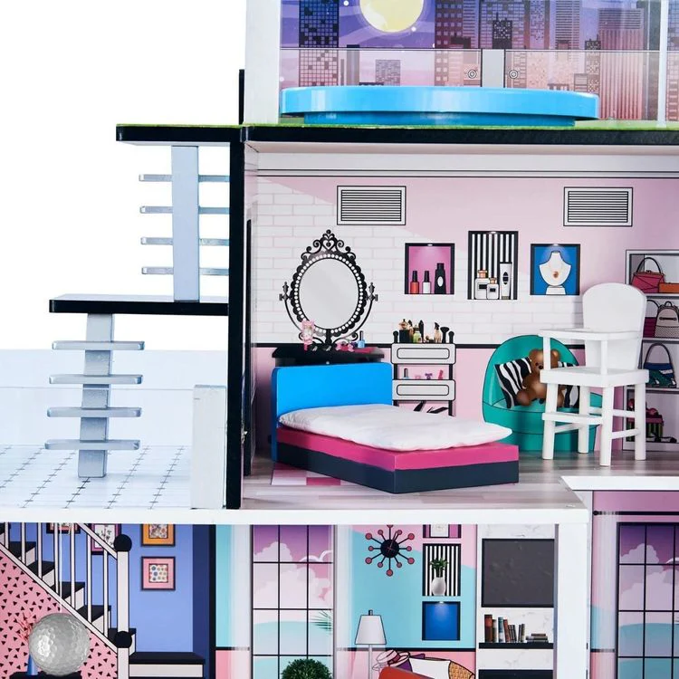 Dreamland Barcelona Dollhouse - Turquoise/Black - Image 6