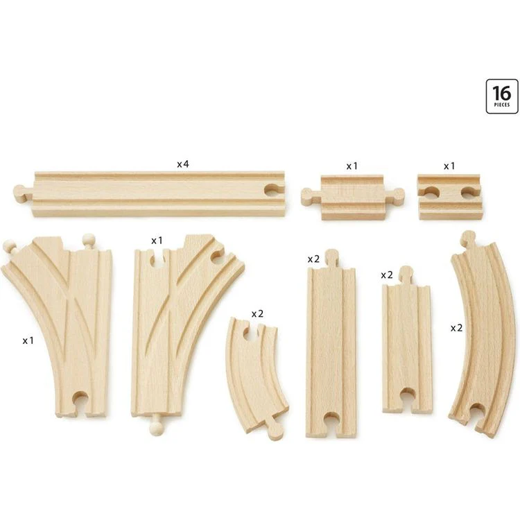 Expansion Pack Intermediate Wooden Track Train Set - Image 2