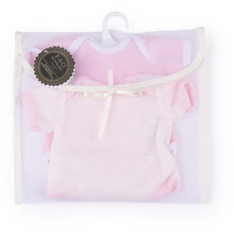 My FAO Doll 2 Pack Onesies - Pink - Image 3