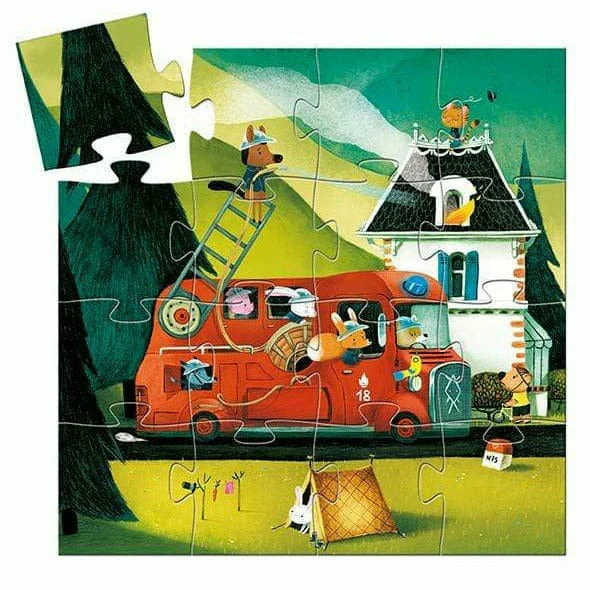 Fire Truck Mini Jigsaw Puzzle - Image 2