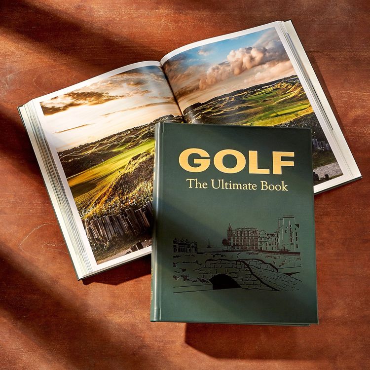 "Golf: The Ultimate Book" in Green Bonded Leather - Image 2