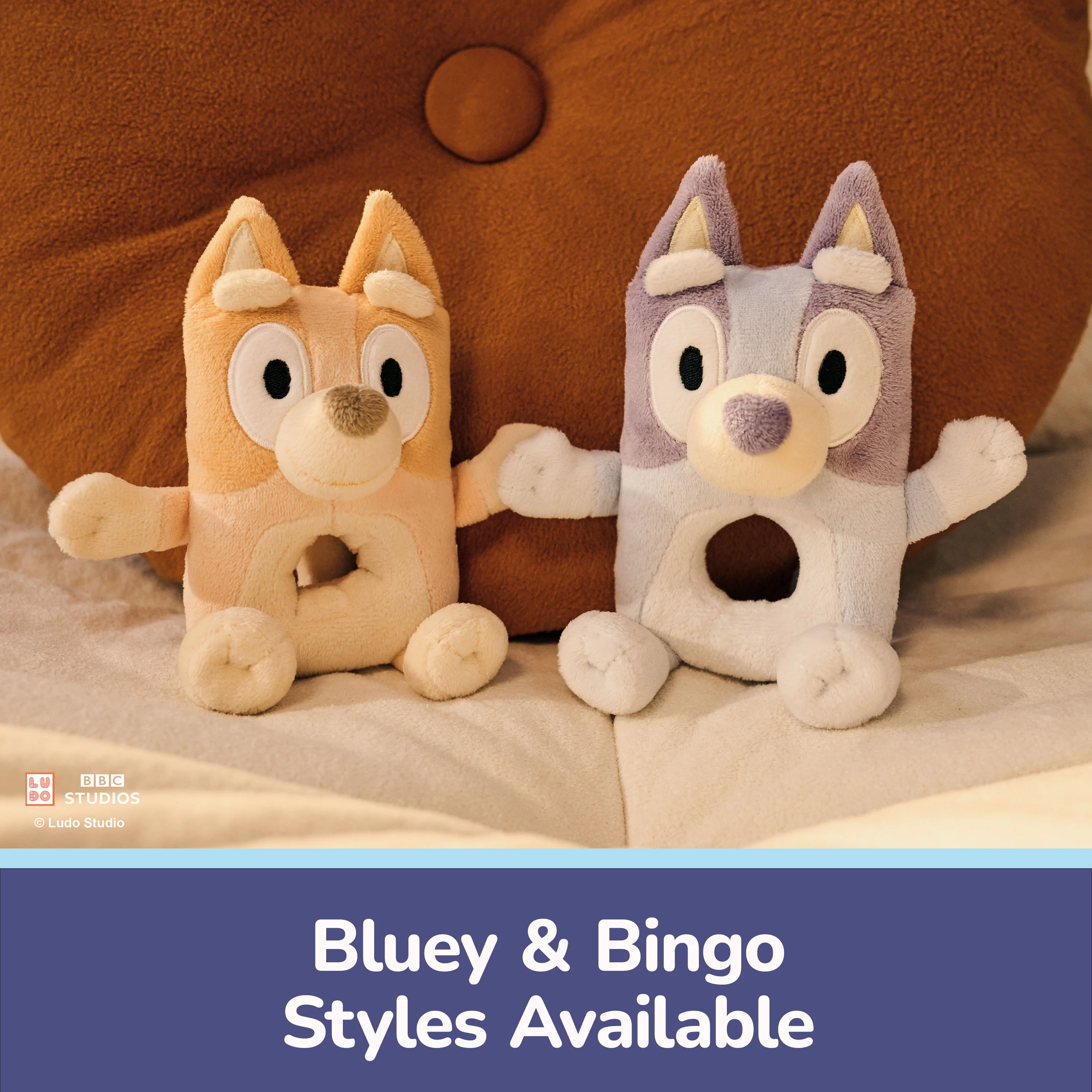GUND Bluey Plush Ring Rattle - 6” - Image 6