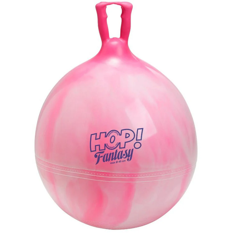 Gymnic Hop 45 - 18 inch Hop Ball Swirl Pink