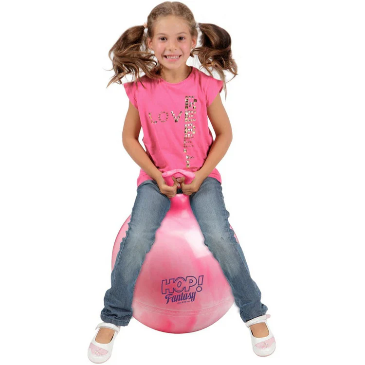Gymnic Hop 45 - 18 inch Hop Ball Swirl Pink - Image 2