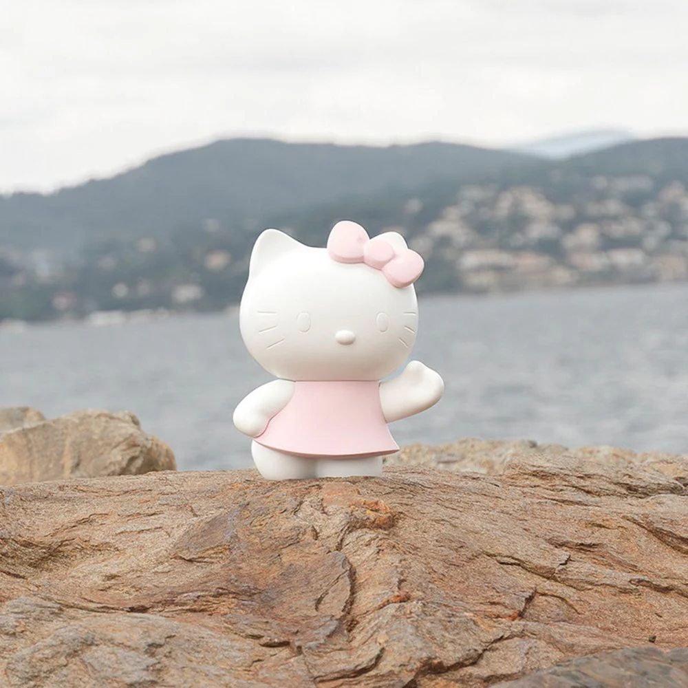 Hello Kitty Figure in Pink Robe - 10.6" - Image 2
