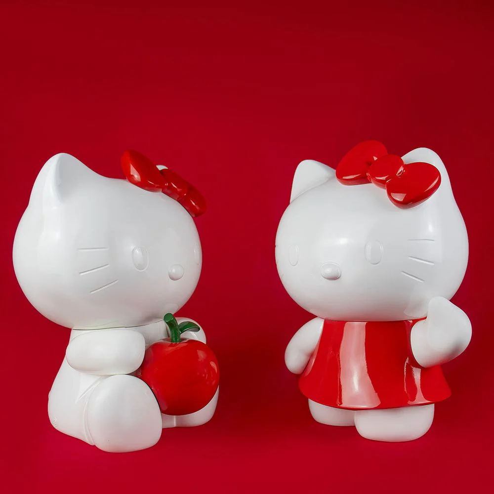 Hello Kitty Figure in Red Robe - 10.6" - Image 6