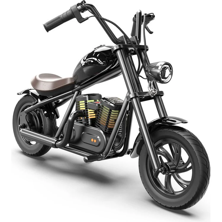 Hyper Gogo Challenger 12 Plus Kids Motorcycle - Black - Image 3