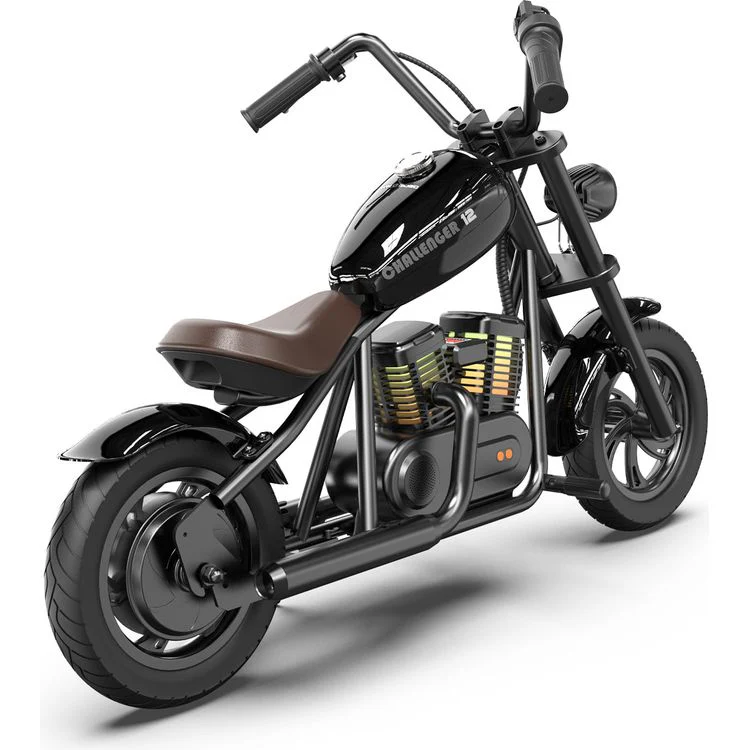 Hyper Gogo Challenger 12 Plus Kids Motorcycle - Black - Image 4