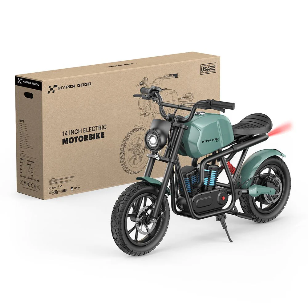 Hyper Gogo S9 Kids Motorcycle - Green - Image 8