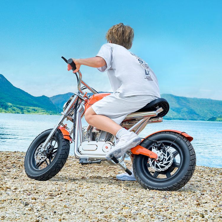 Hyper Gogo S9 Pro Kids Motorcycle - Orange - Image 4