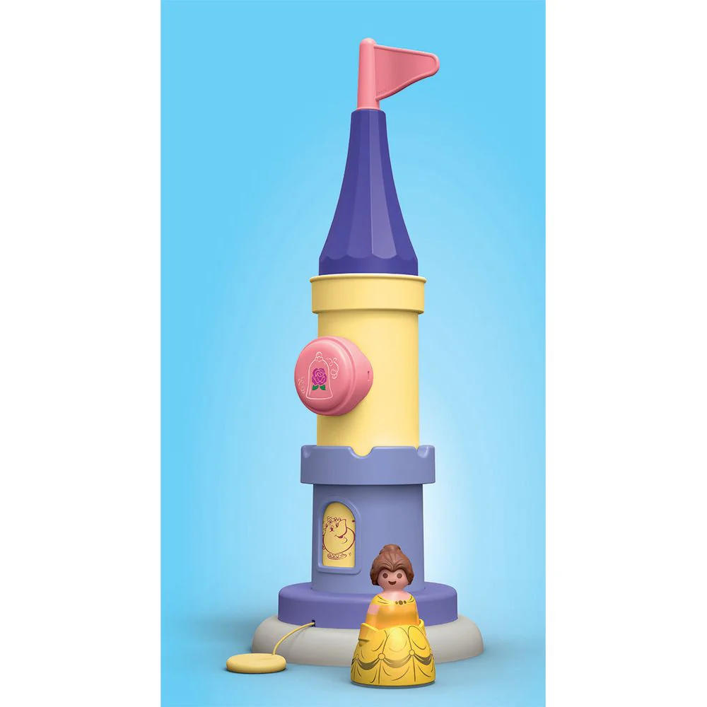 Playmobil Junior & Disney: Belle's Play Tower with Sound Playset - Image 3