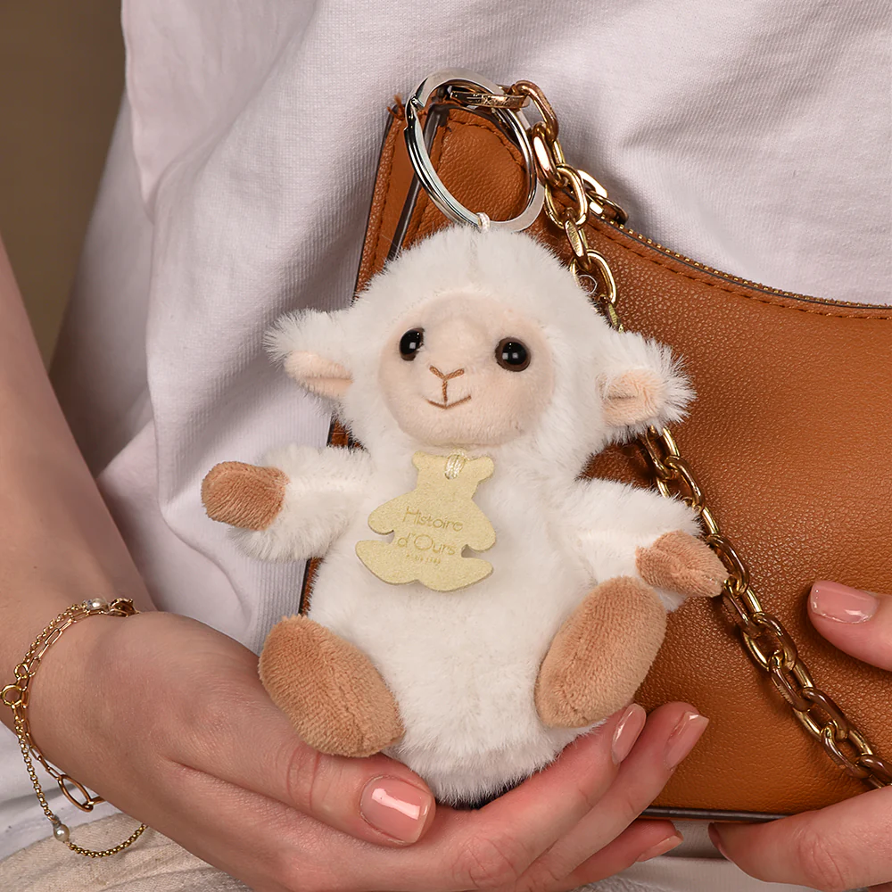 Plush Lamb Bag Charm - Image 2