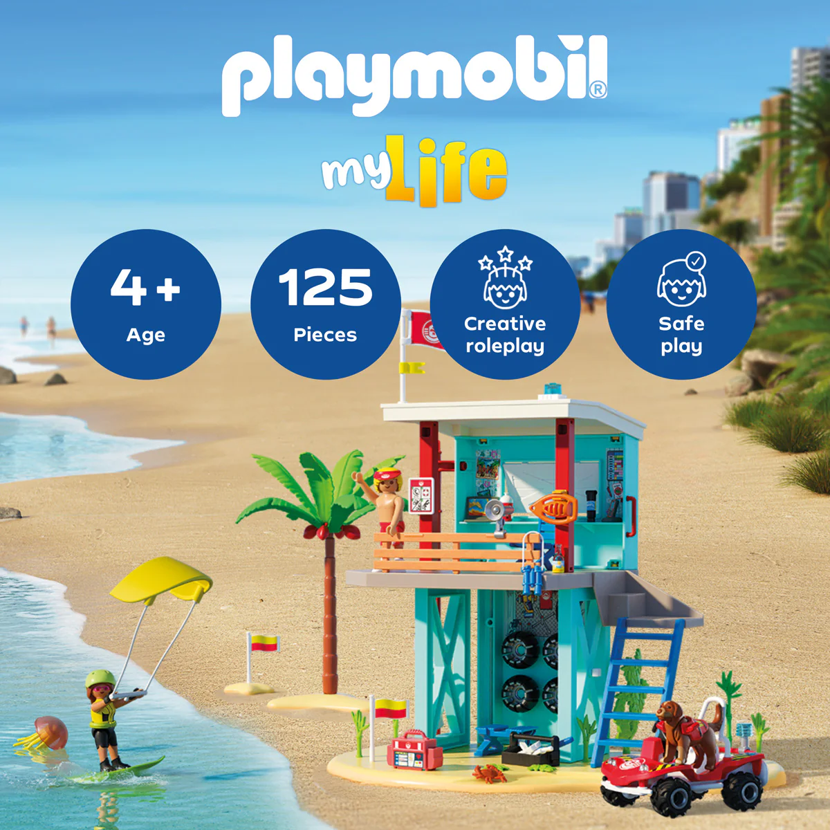 Lifeguard Tower with Beach Buggy Playset - Image 6