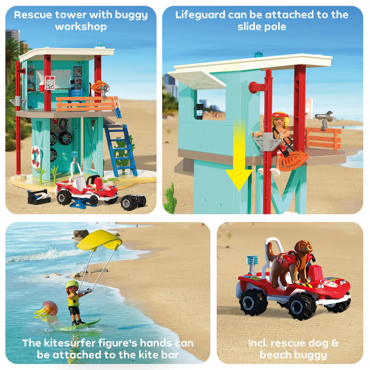 Lifeguard Tower with Beach Buggy Playset - Image 7