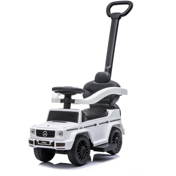 Mercedes G-Wagon 3 In 1 Push Car - White