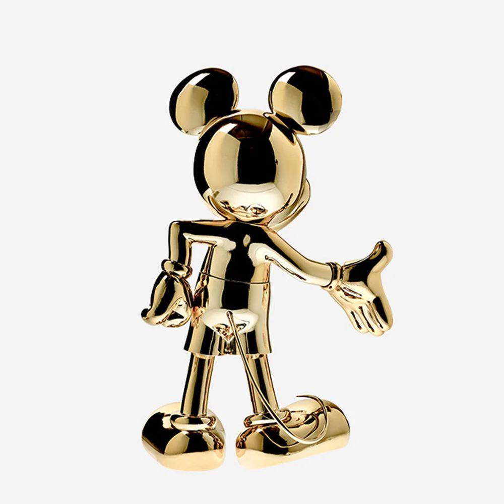 Mickey Mouse 12" Welcome Studio Figurine - Gold - Image 6