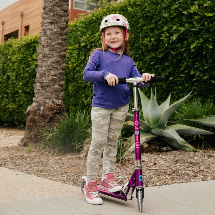 Micro Sprite LED Scooter - Purple Stripe - Image 2