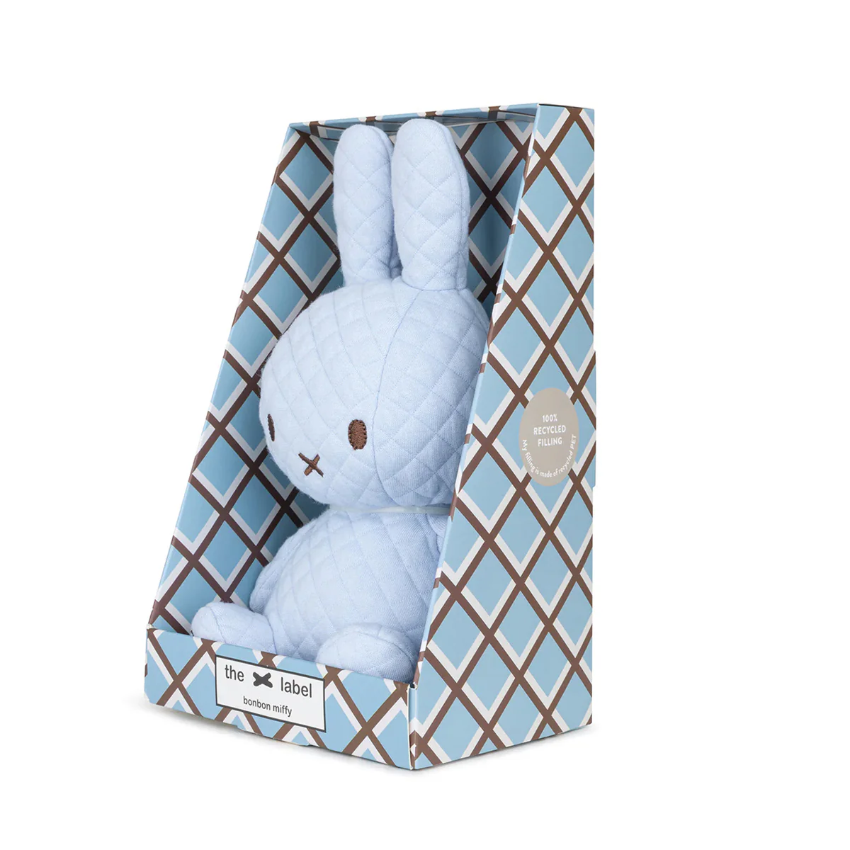 Miffy Blue Bonbon Sitting Plush in Giftbox - 9" - Image 4